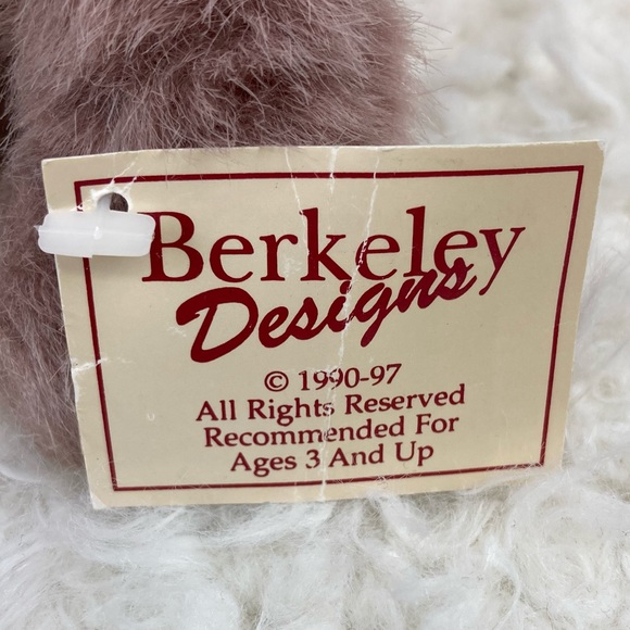 Berkeley Designs Tiny Angel Bear Plush Ornament Stuffed Animal 6” 1996 - Picture 8 of 13